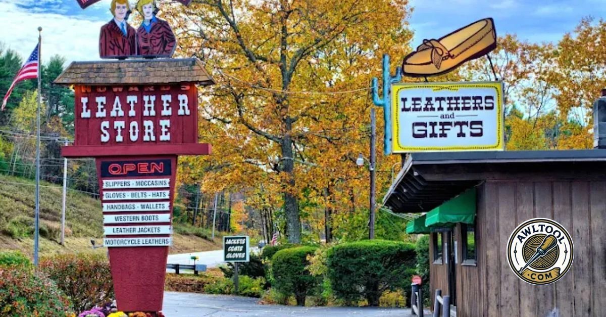 Edward's Leather Store in New Hampshire, a shop selling various leather goods and potentially awl tools for leatherworking. Explore the top 10 awl tool shops in New Hampshire for 2025
